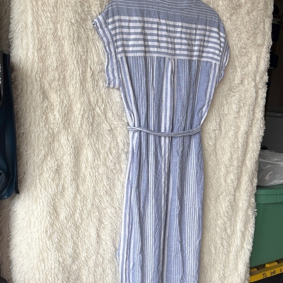 Rails Striped Blue and White Midi Dress - Picture 13 of 15